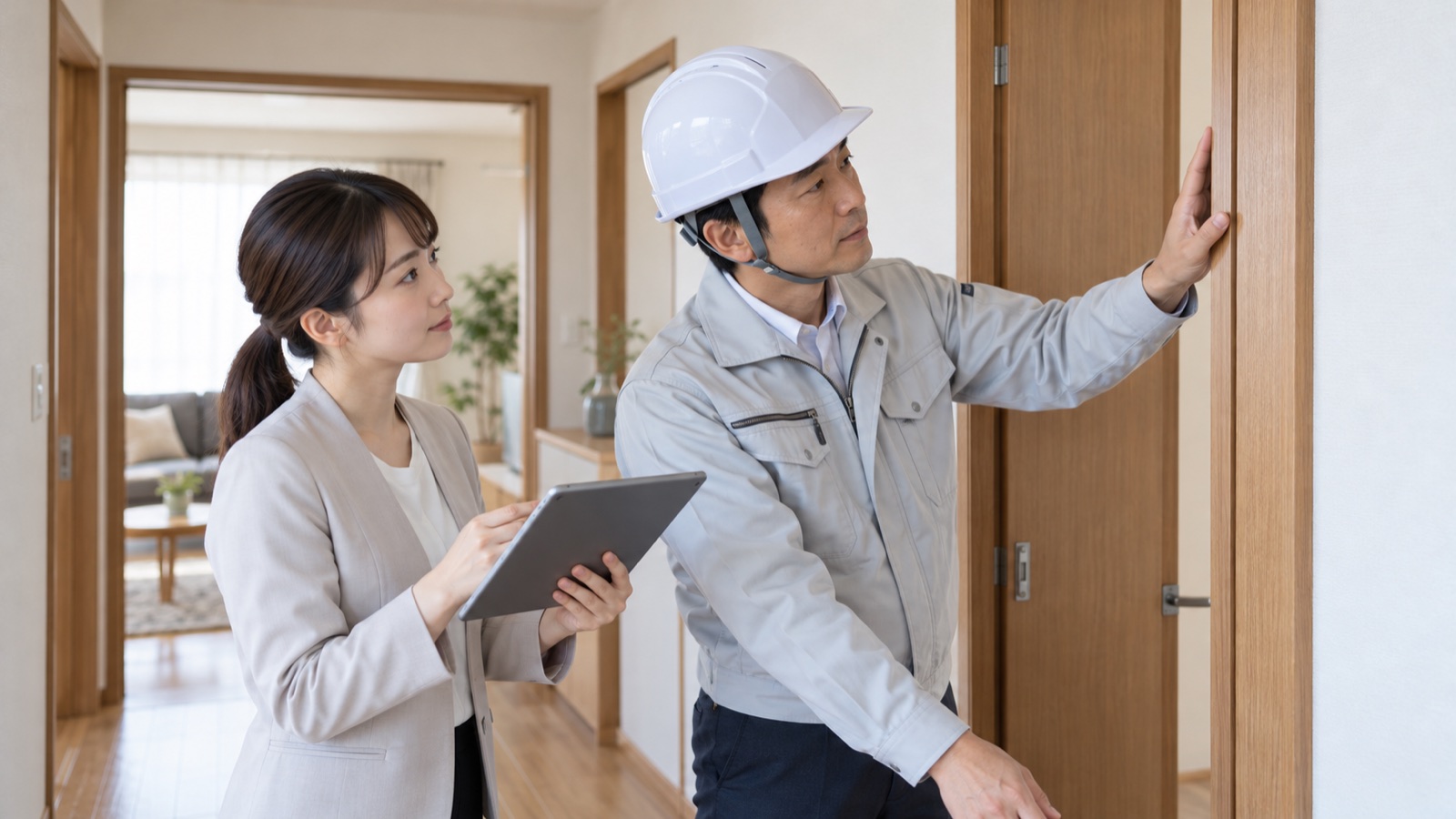 再発防止策を現場の検査で確かめるイメージ