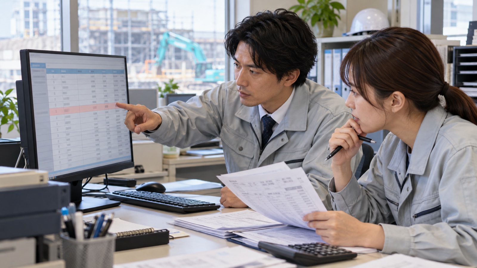 入金照合の差異を原資料と比べて確認するイメージ